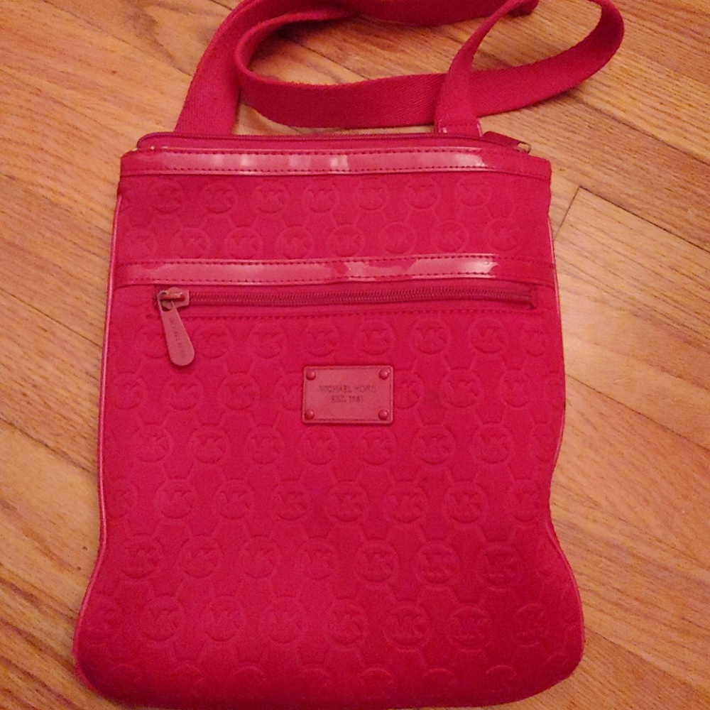Michael Kors embossed neoprene crossbody